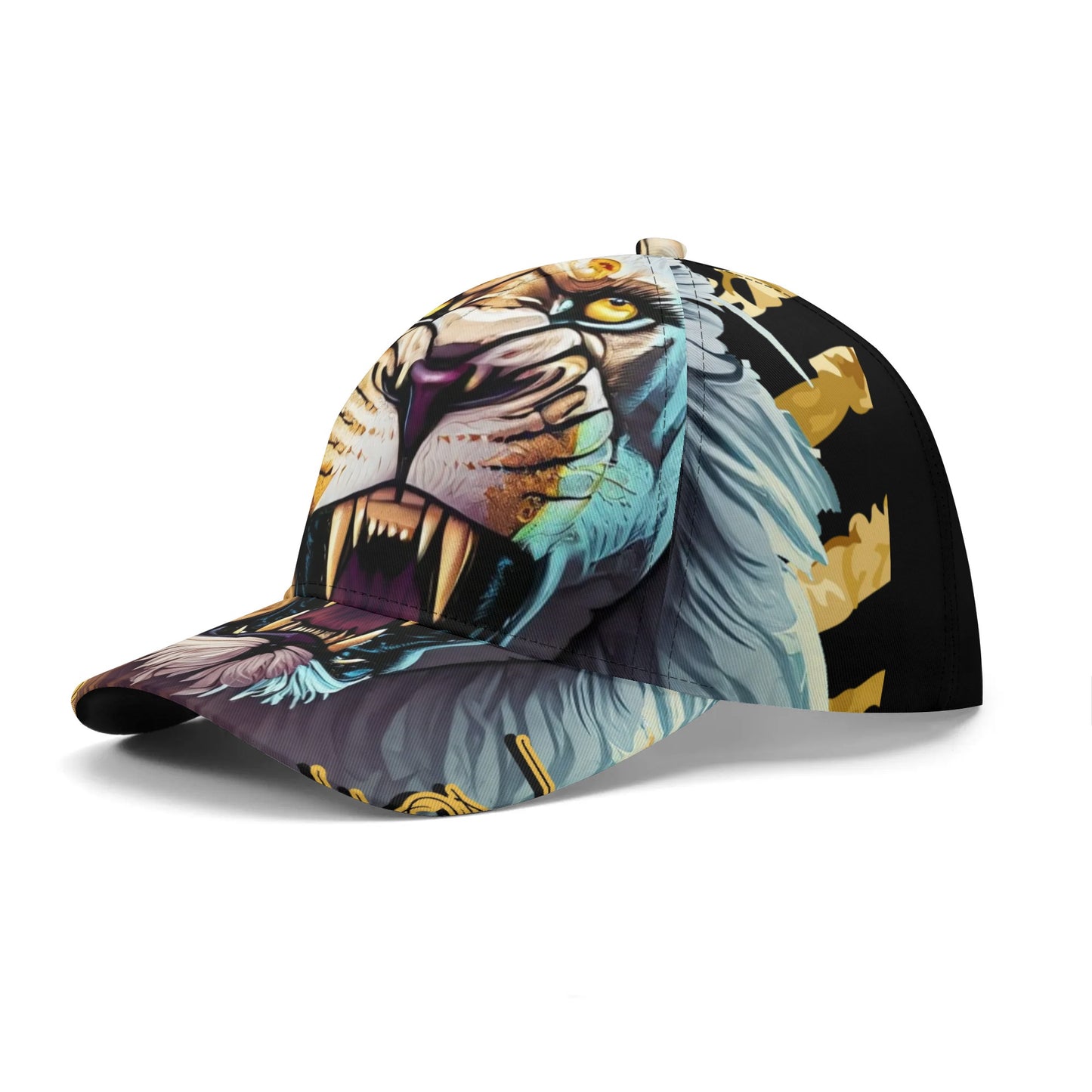 BOLD AS A LION- All-over Print Baseball Cap, Free Shipping