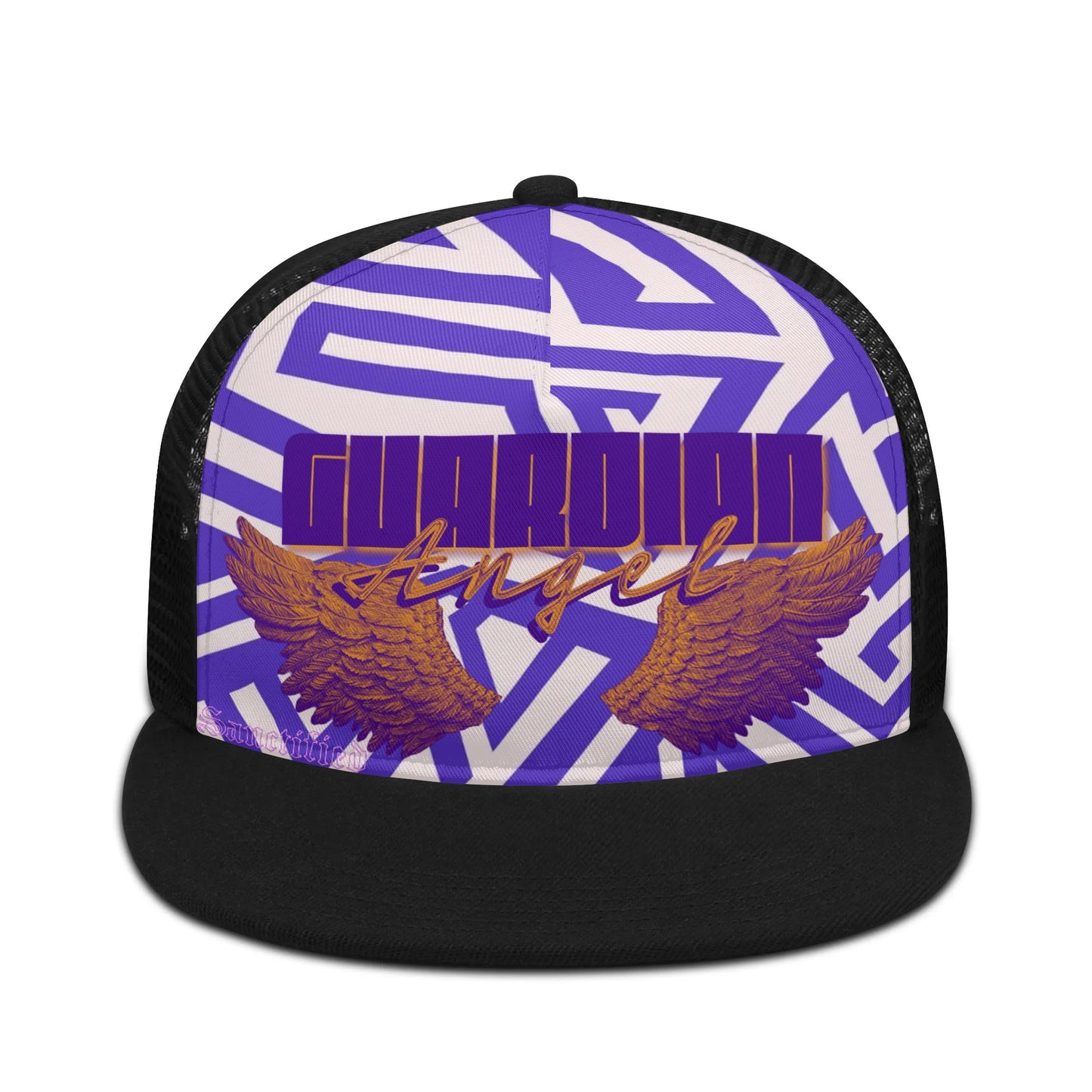 GUARDIAN ANGEL- Front Printing Adjustable Snapback Trucker Hat, Free Shipping