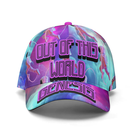 GENESIS, OUT OF THIS WORLD- All-over Print Baseball Cap, Free Shipping