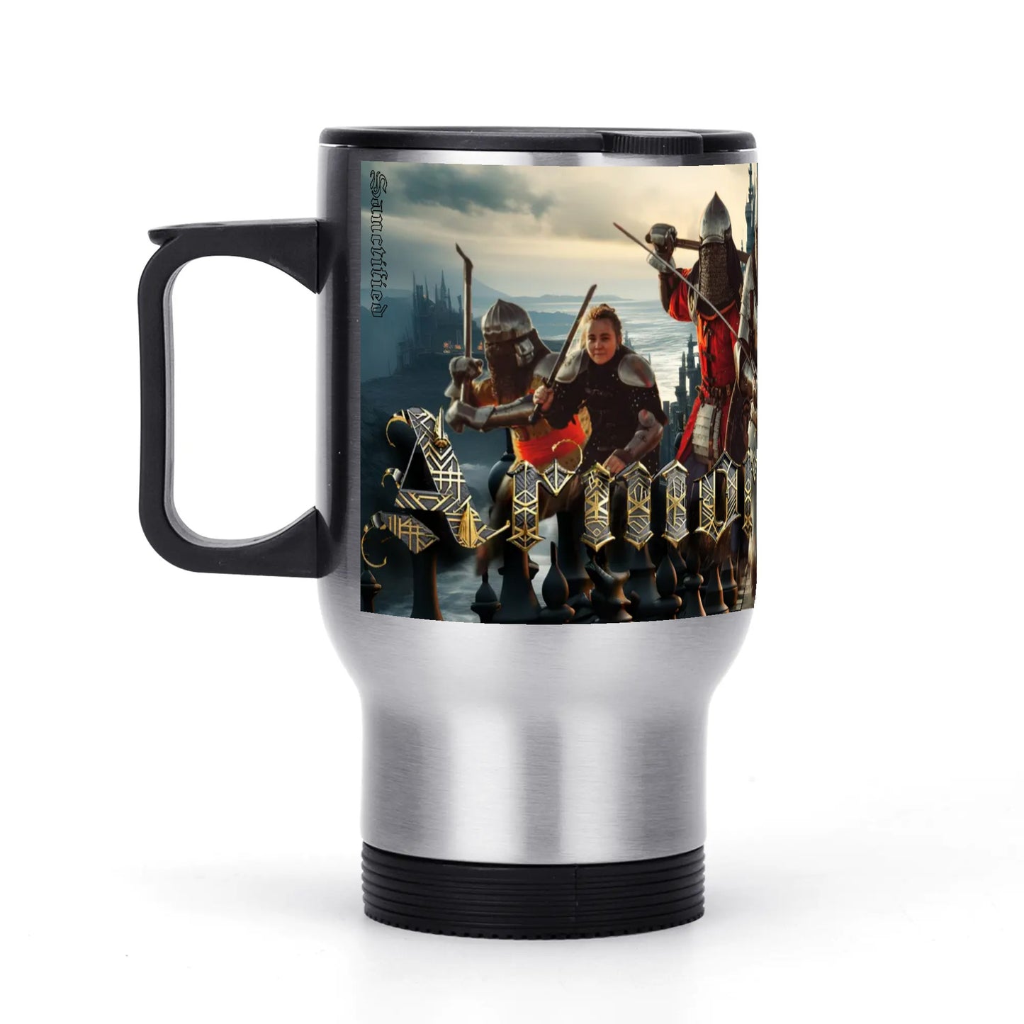 Armor of God- Stainless Steel Travel Coffee Mug (14 oz)