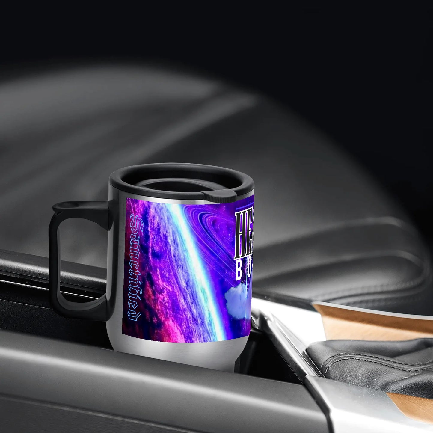 Heaven Bound- Stainless Steel Travel Coffee Mug (14 oz)