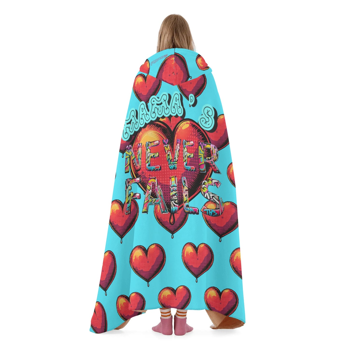 Mama's Love Never Fails- Hooded Blanket, Free Shipping