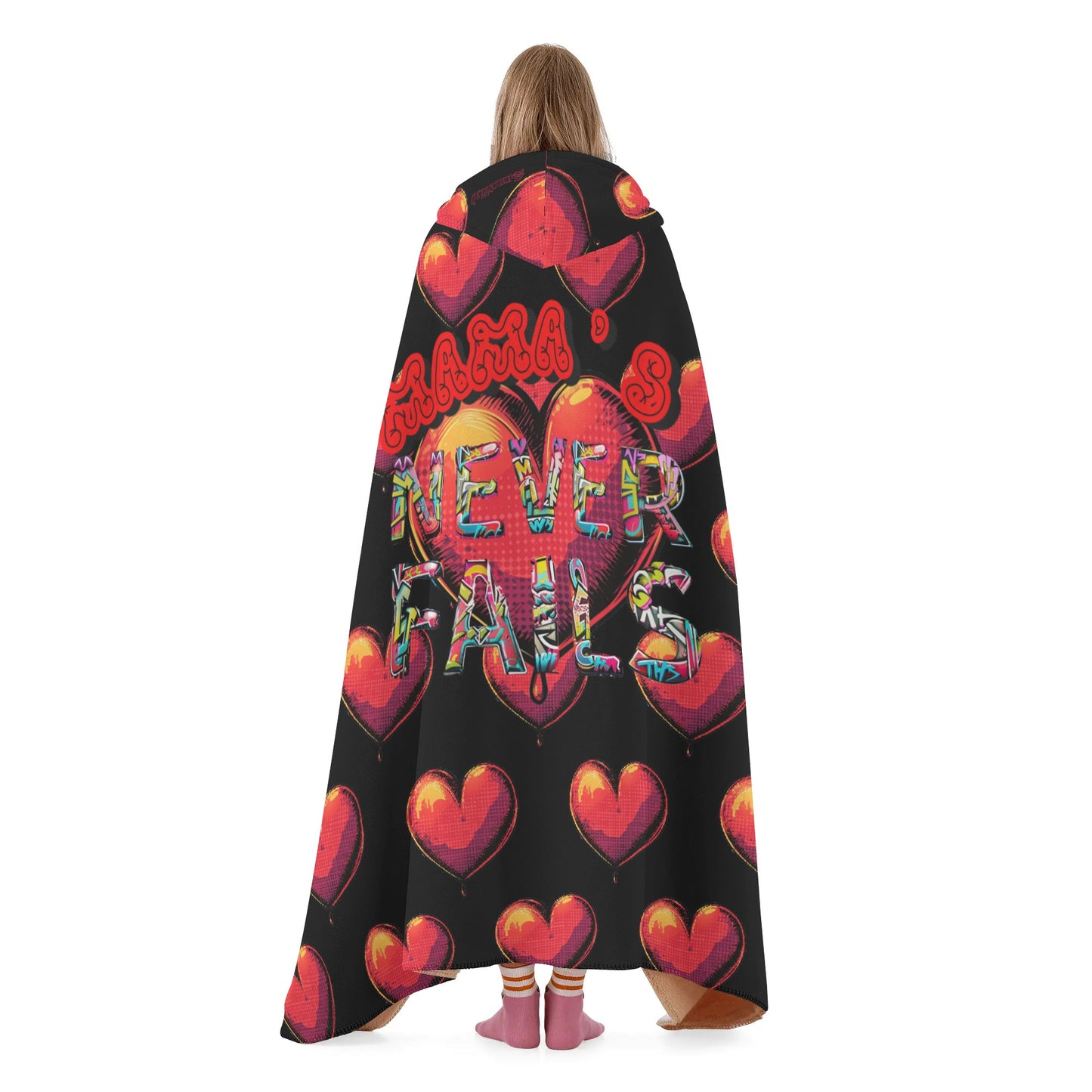 Mamas Love Never Fails- Hooded Blanket, Free Shipping