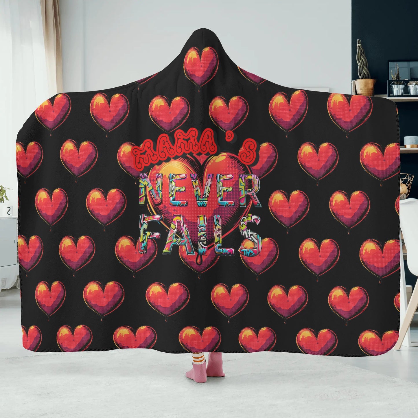 Mamas Love Never Fails- Hooded Blanket, Free Shipping
