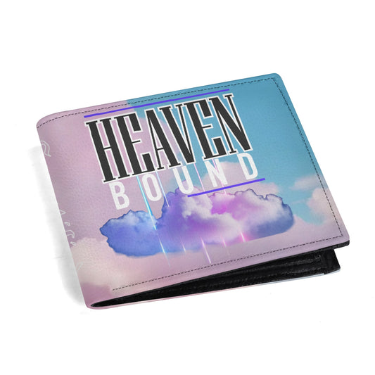 HEAVEN BOUND- PU Leather Wallet Paper Folded Wallet, FREE SHIPPING