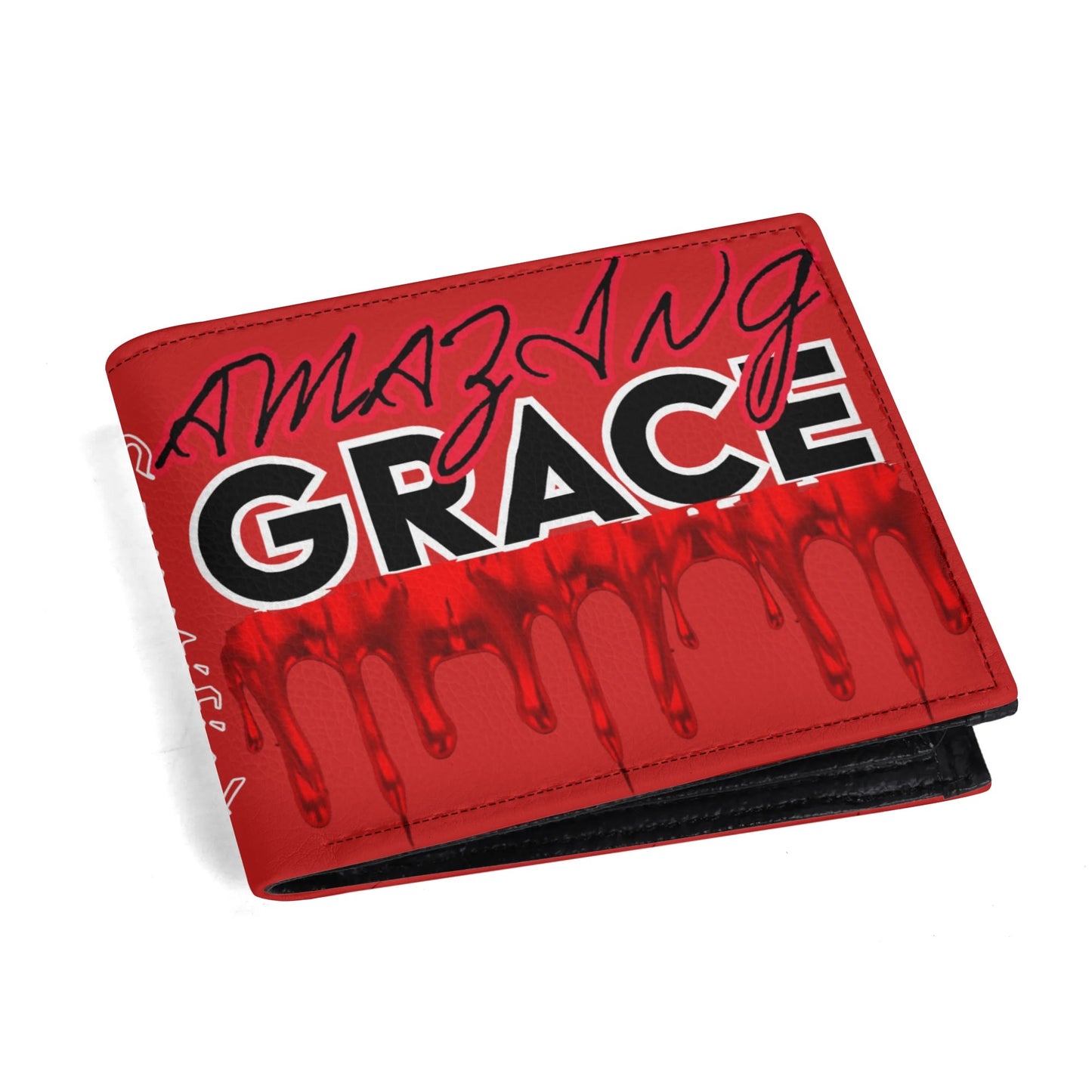 AMAZING GRACE- PU Leather Wallet Paper Folded Wallet, FREE SHIPPING