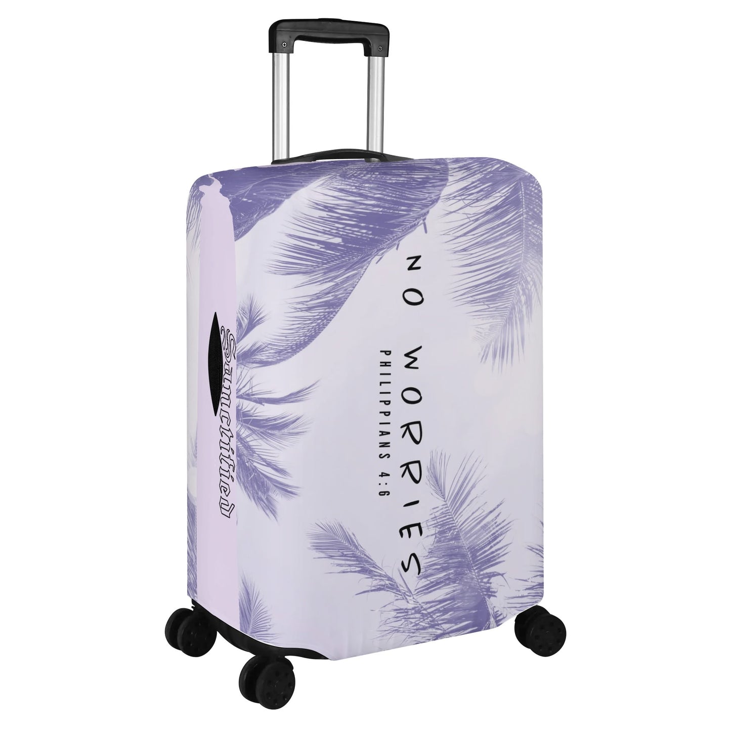 NO WORRIES- Polyester Luggage Cover, FREE SHIPPING