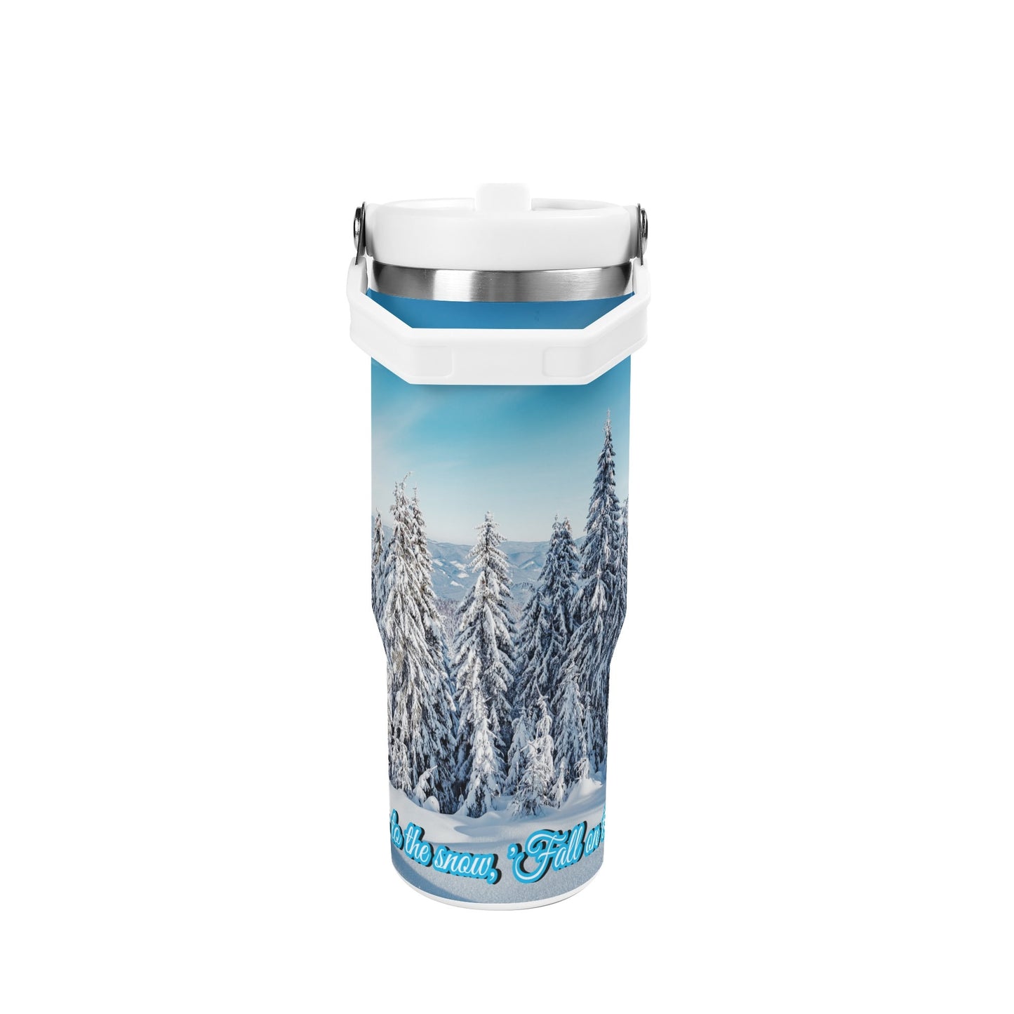 LET IT SNOW- 30oz Stainless Steel Tumblers Coffe Cup Suitable for Vehicle Cup Holders