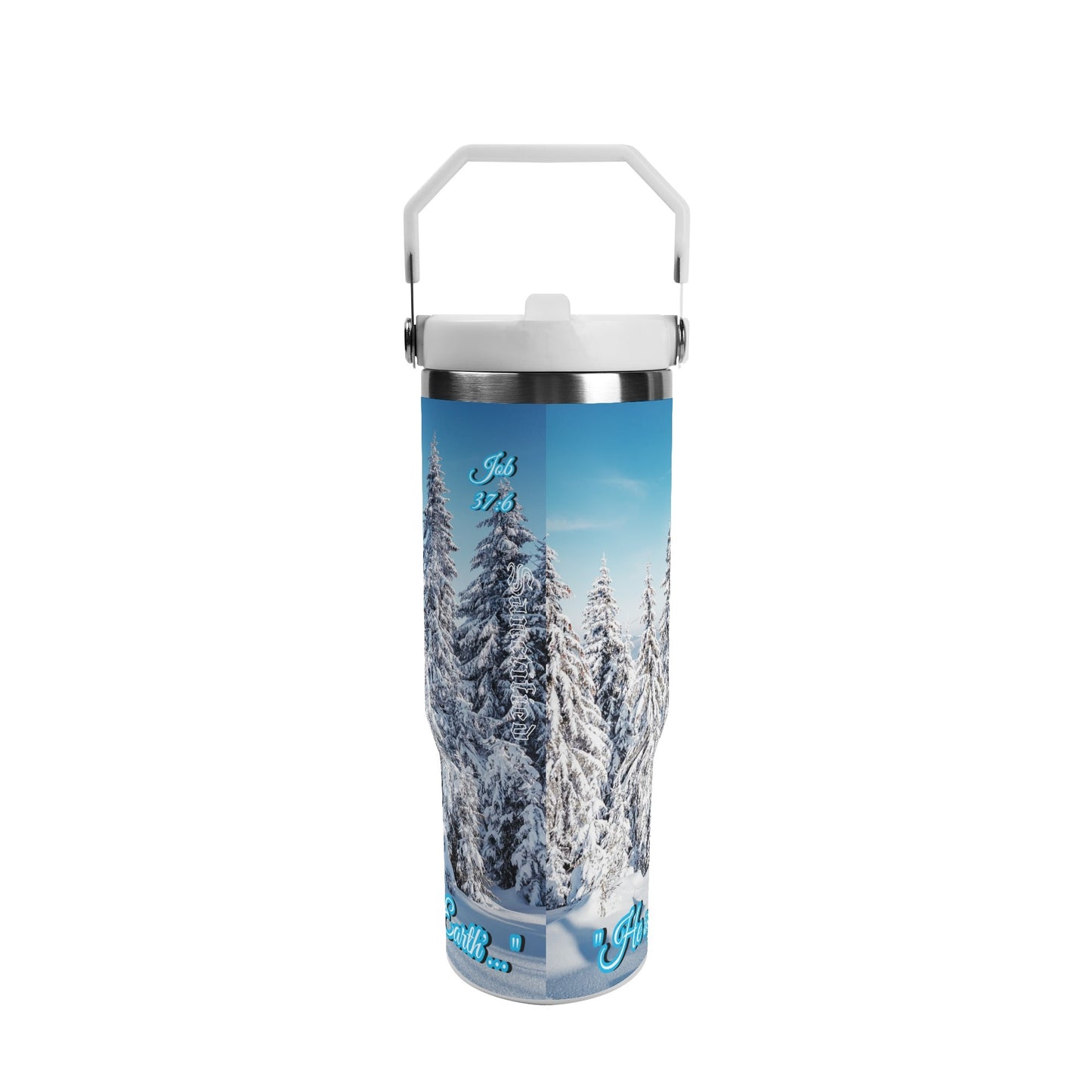 LET IT SNOW- 30oz Stainless Steel Tumblers Coffe Cup Suitable for Vehicle Cup Holders