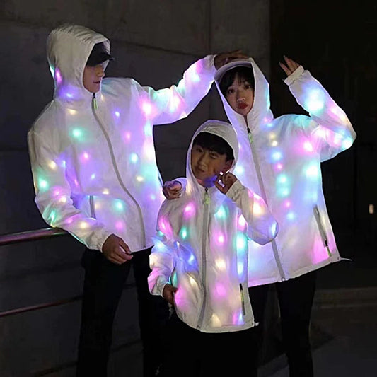 LED Glowing Party Coat