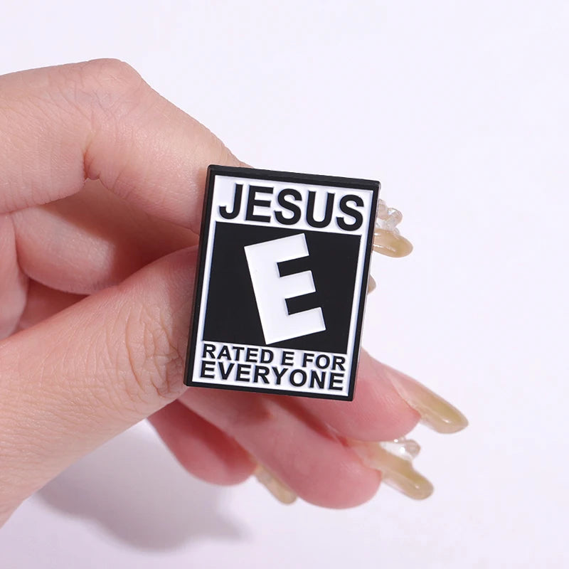 Jesus Enamel Pins Retro