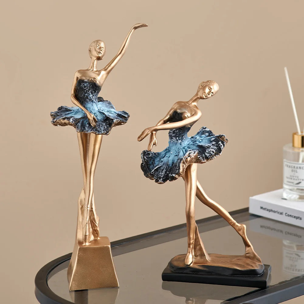 Elegant Ballet Girl Statue
