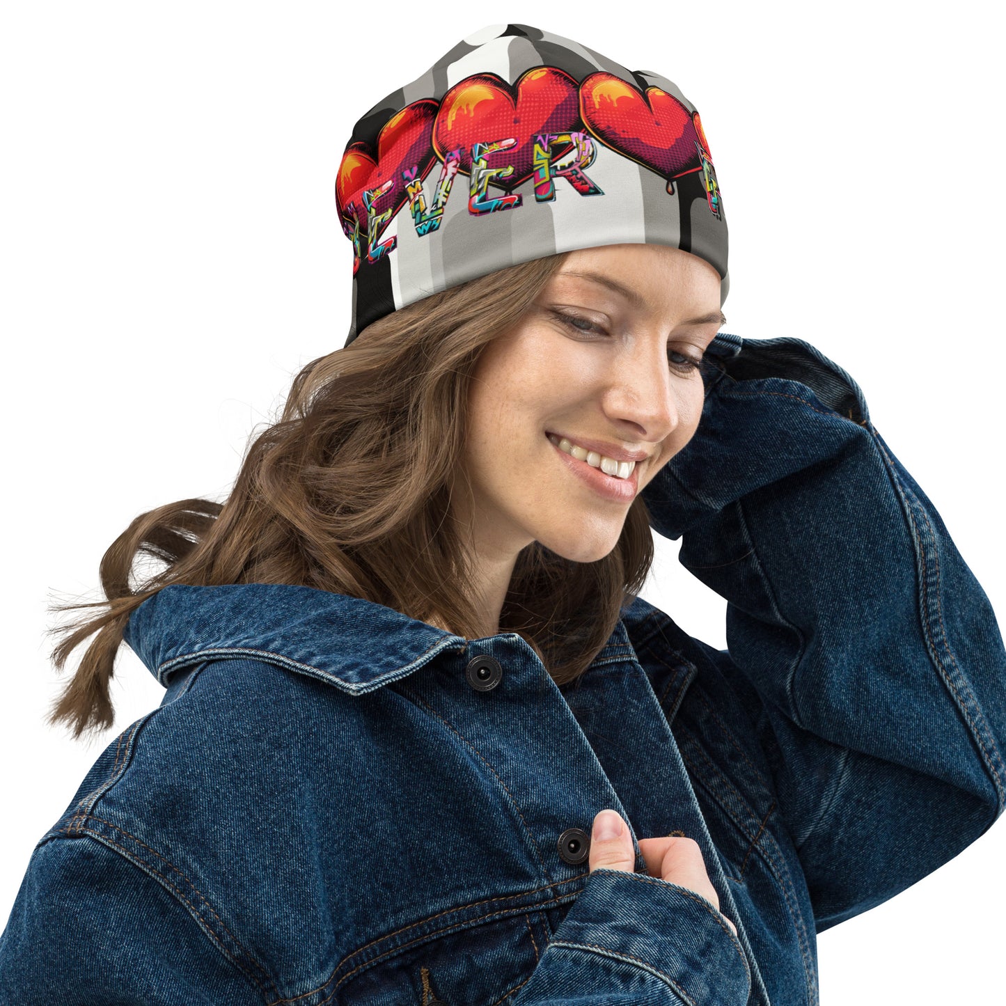 All-Over Print Beanie