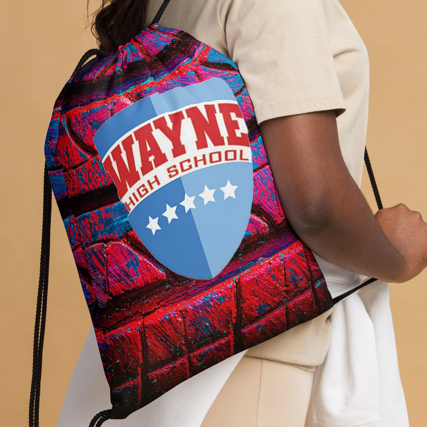 Wayne H.S. Drawstring bag