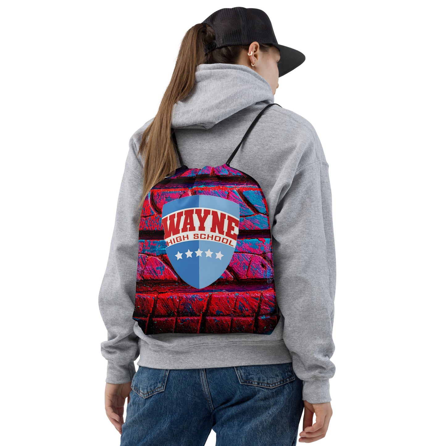 Wayne H.S. Drawstring bag