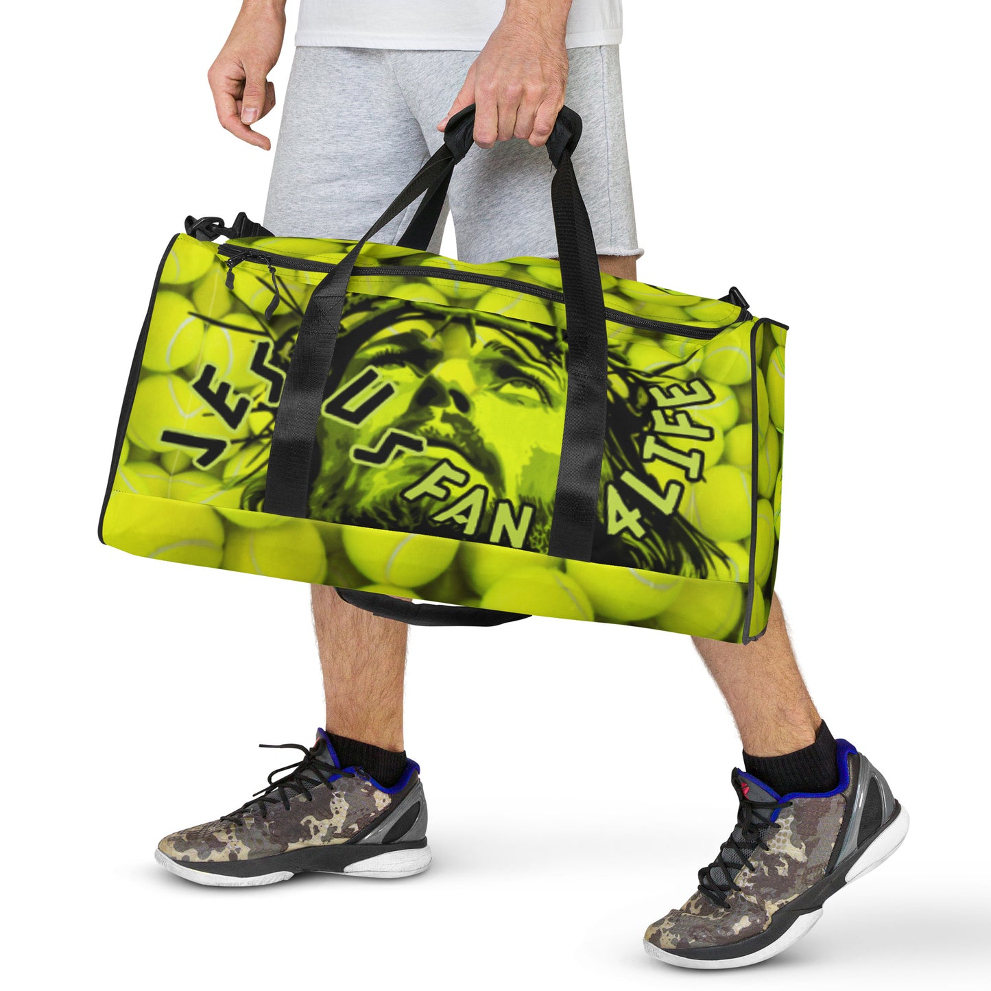Jesus Fan 4Life- Tennis Duffle bag
