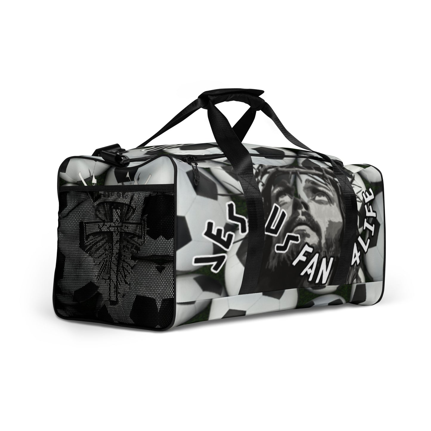 Jesus Fan 4Life- Soccer Duffle bag