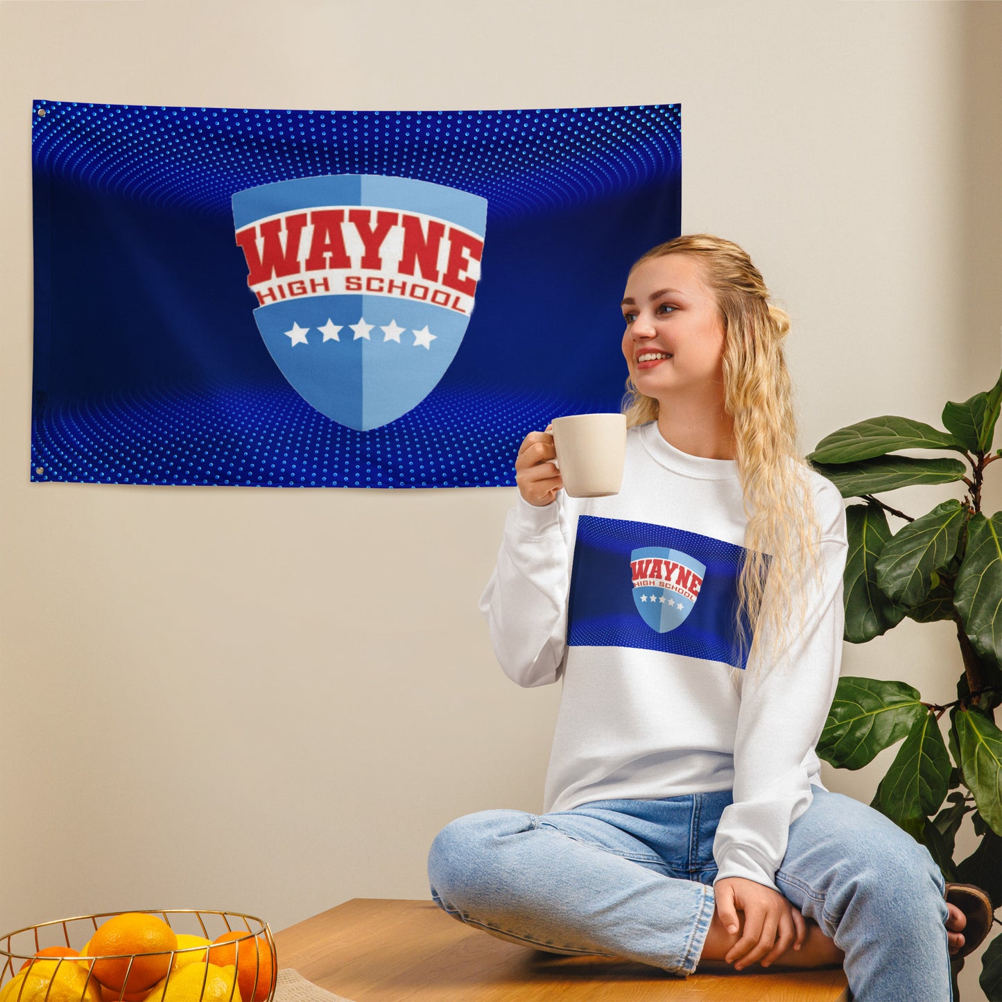 Wayne H.S. Flag