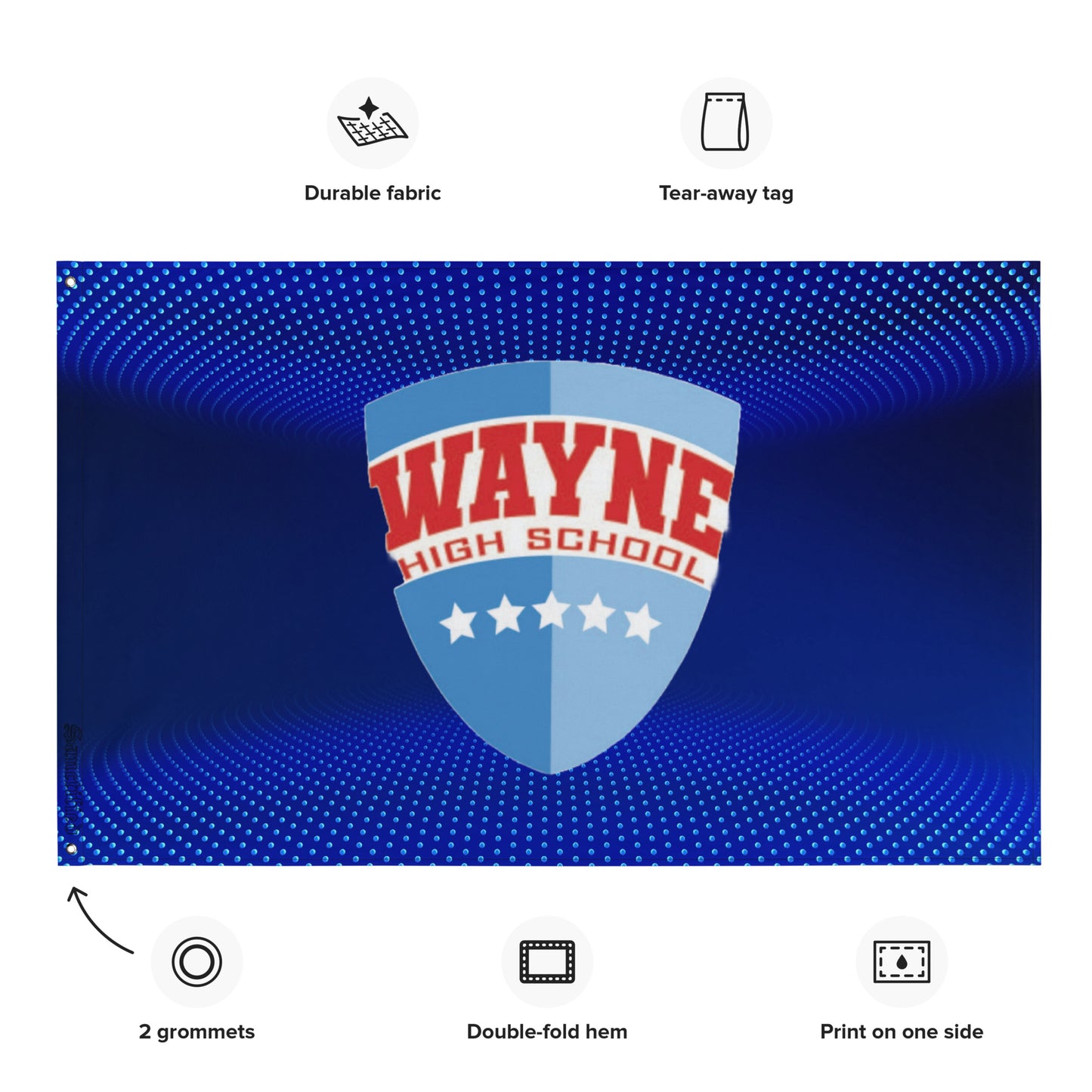 Wayne H.S. Flag