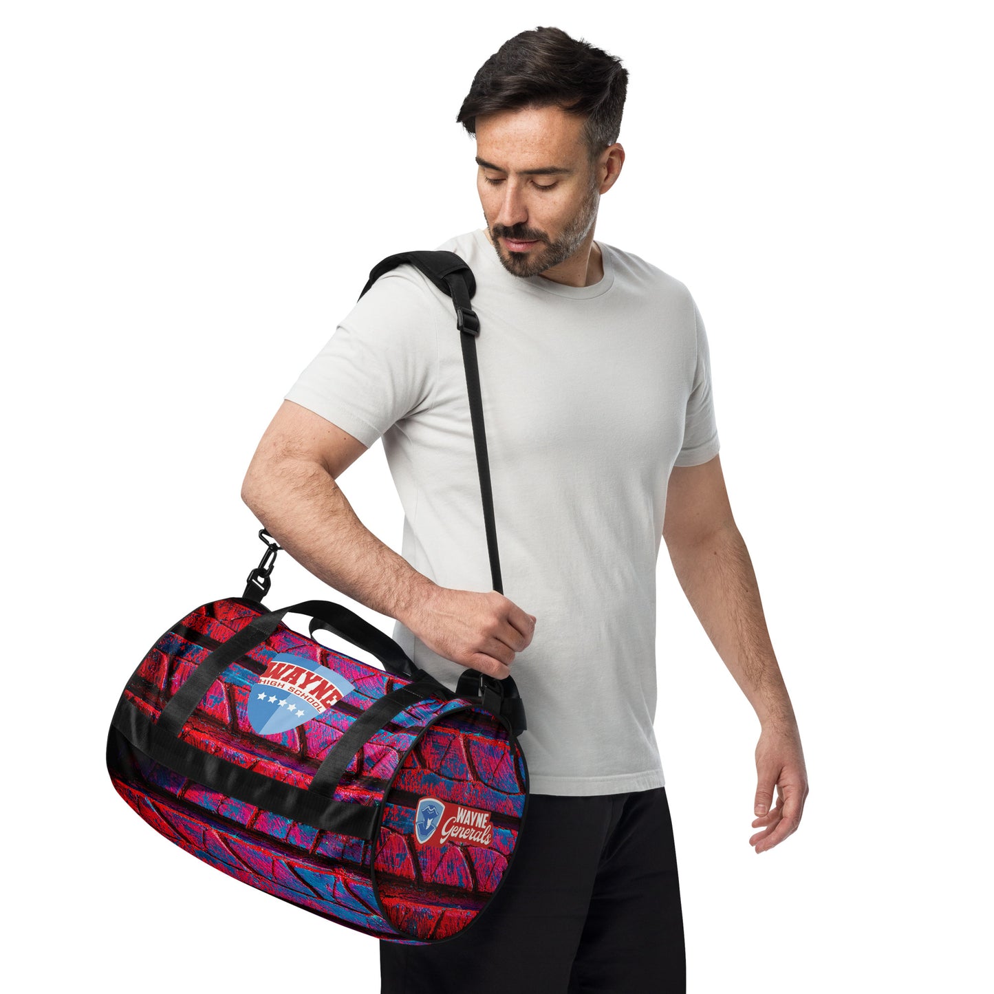 Wayne H.S. All-over print gym bag