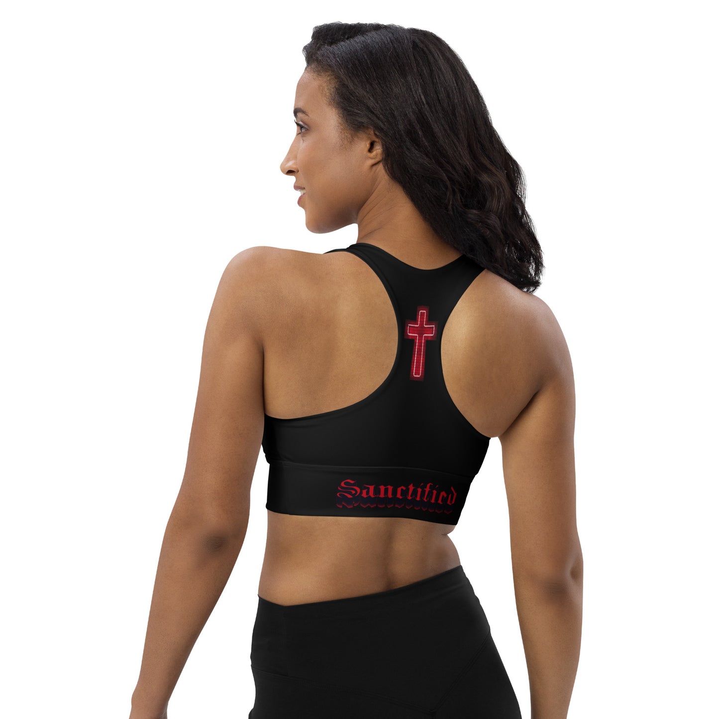 Longline sports bra