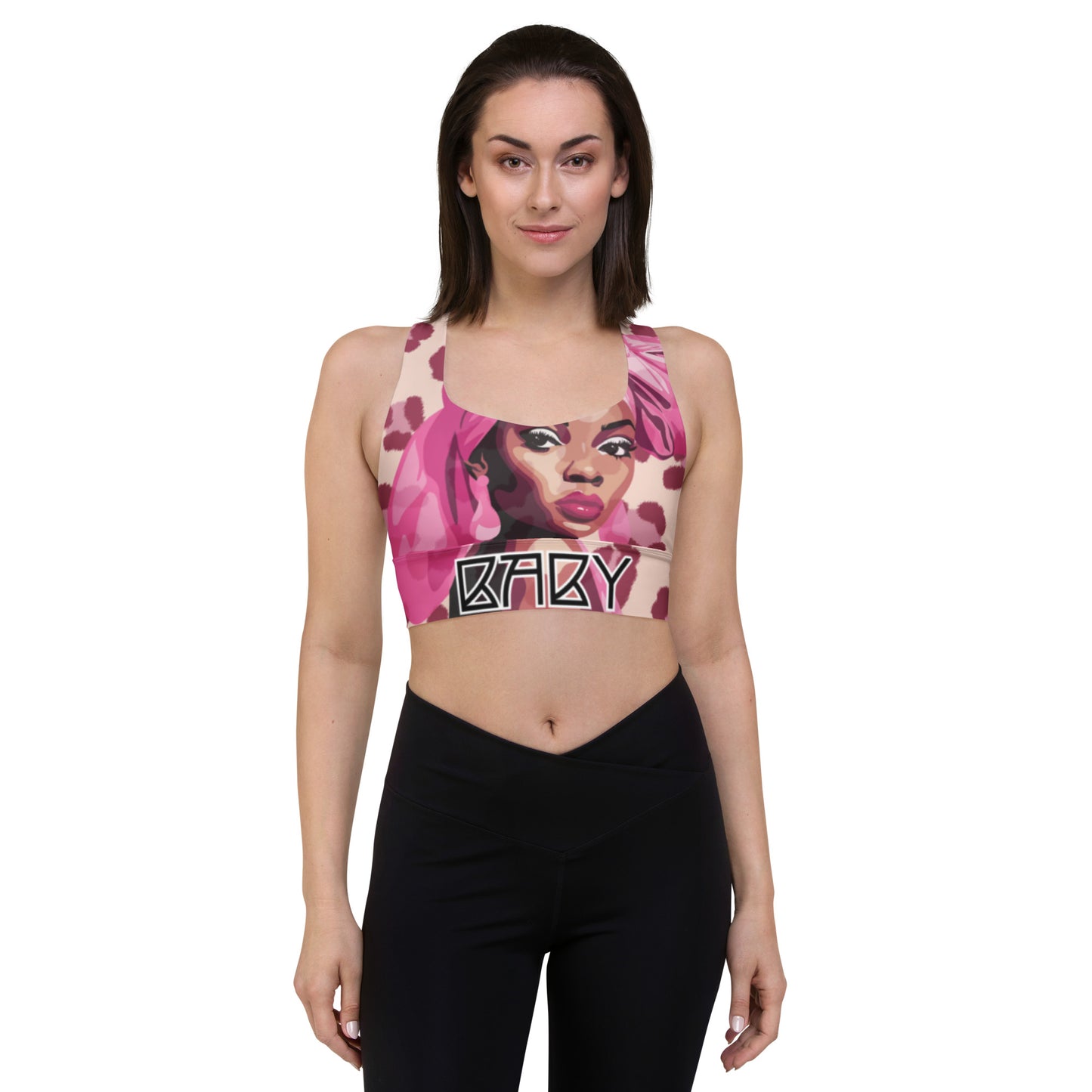 Longline sports bra