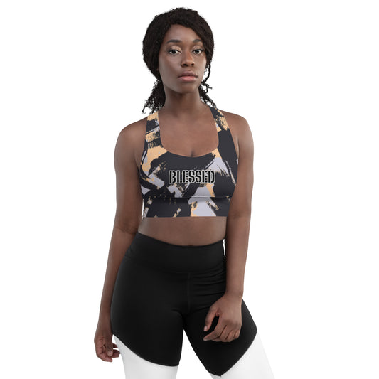 Longline sports bra