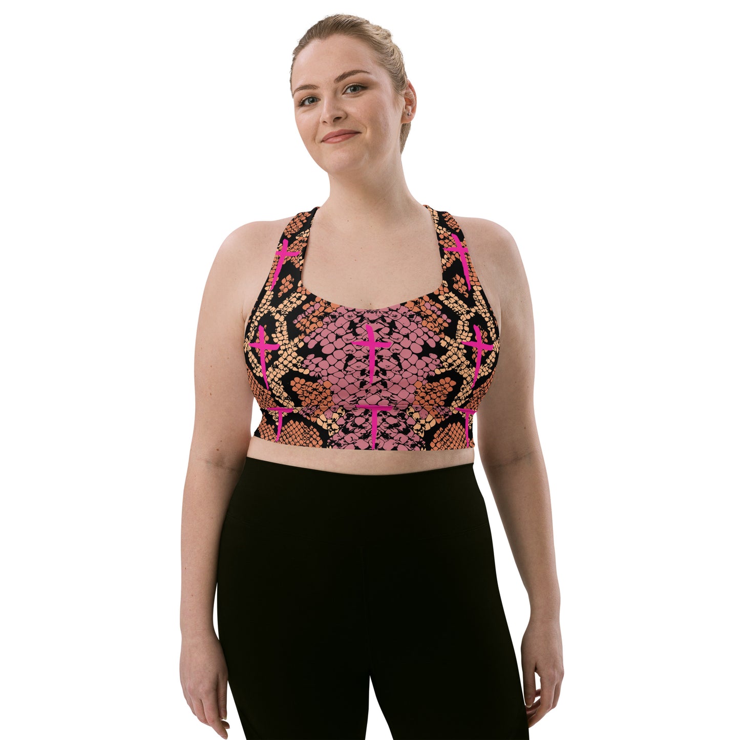 Longline sports bra