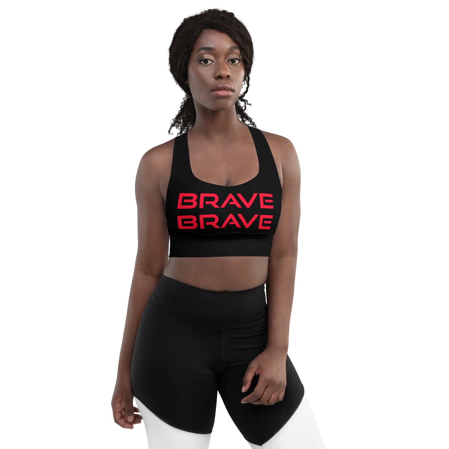 Longline sports bra