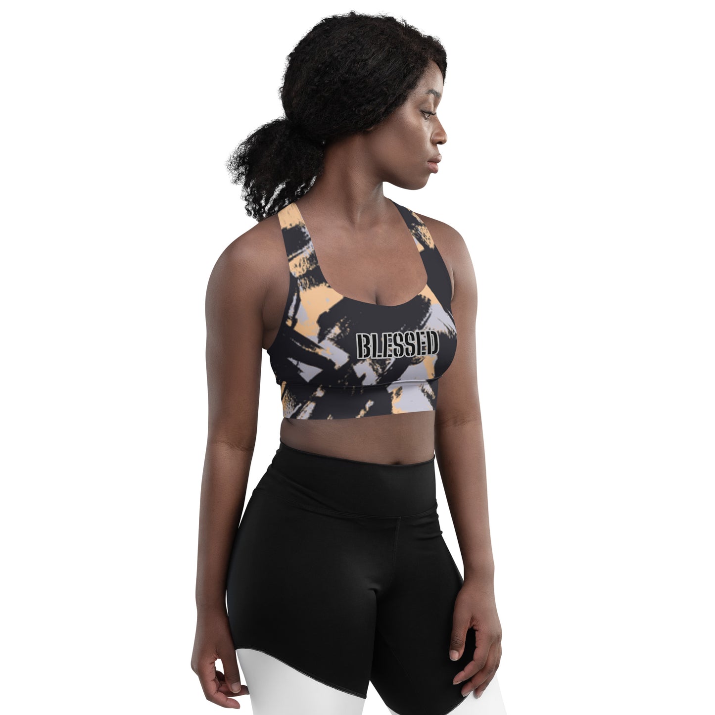 Longline sports bra