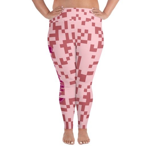 All-Over Print Plus Size Leggings