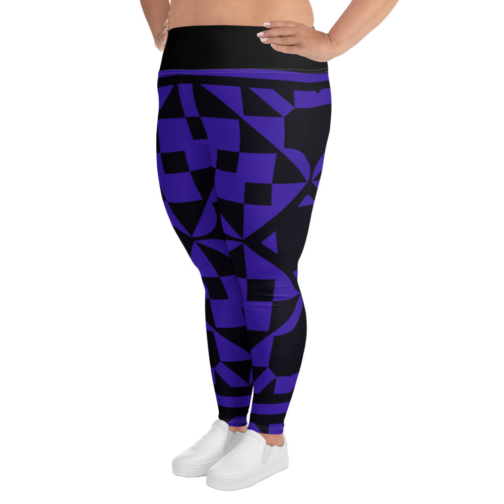 All-Over Print Plus Size Leggings