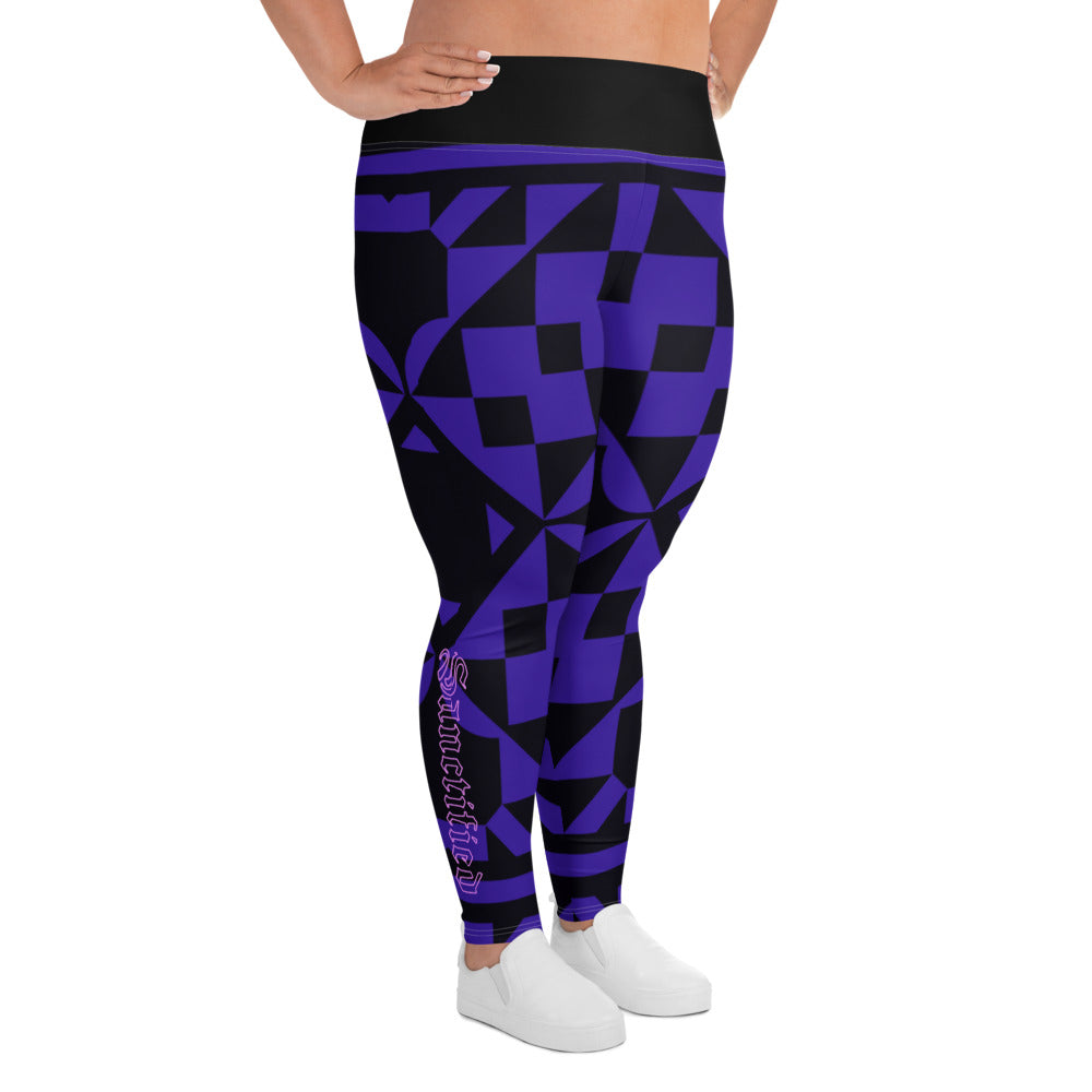 All-Over Print Plus Size Leggings