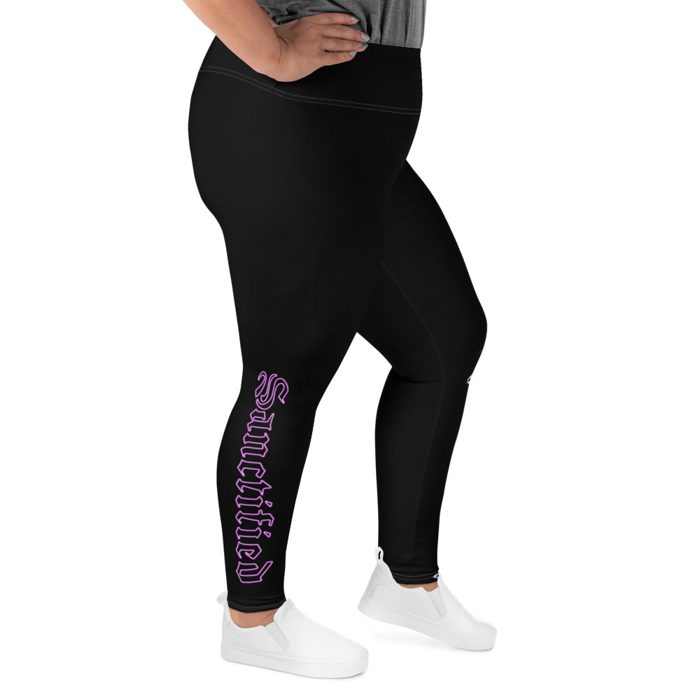 All-Over Print Plus Size Leggings