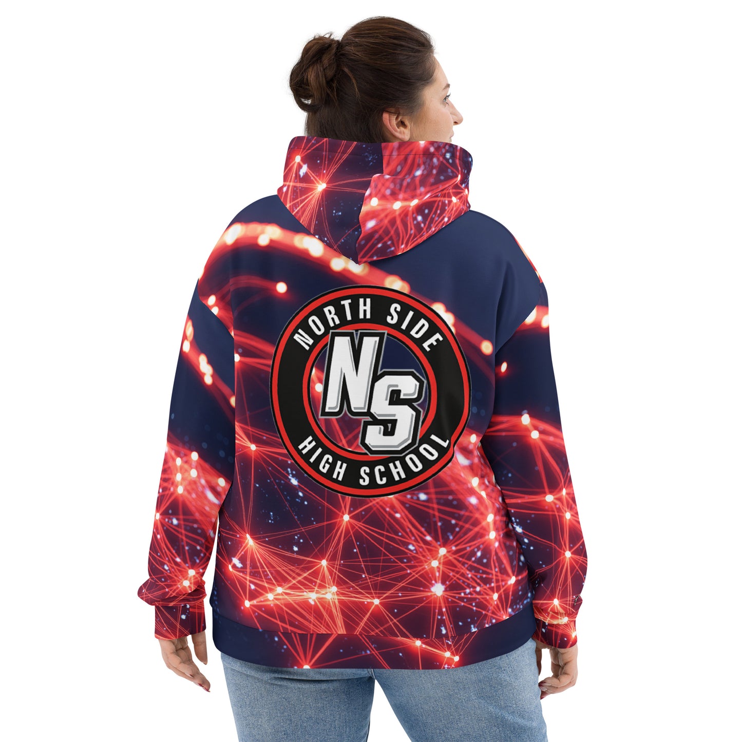 North Side H.S. All-Over Print Unisex Hoodie