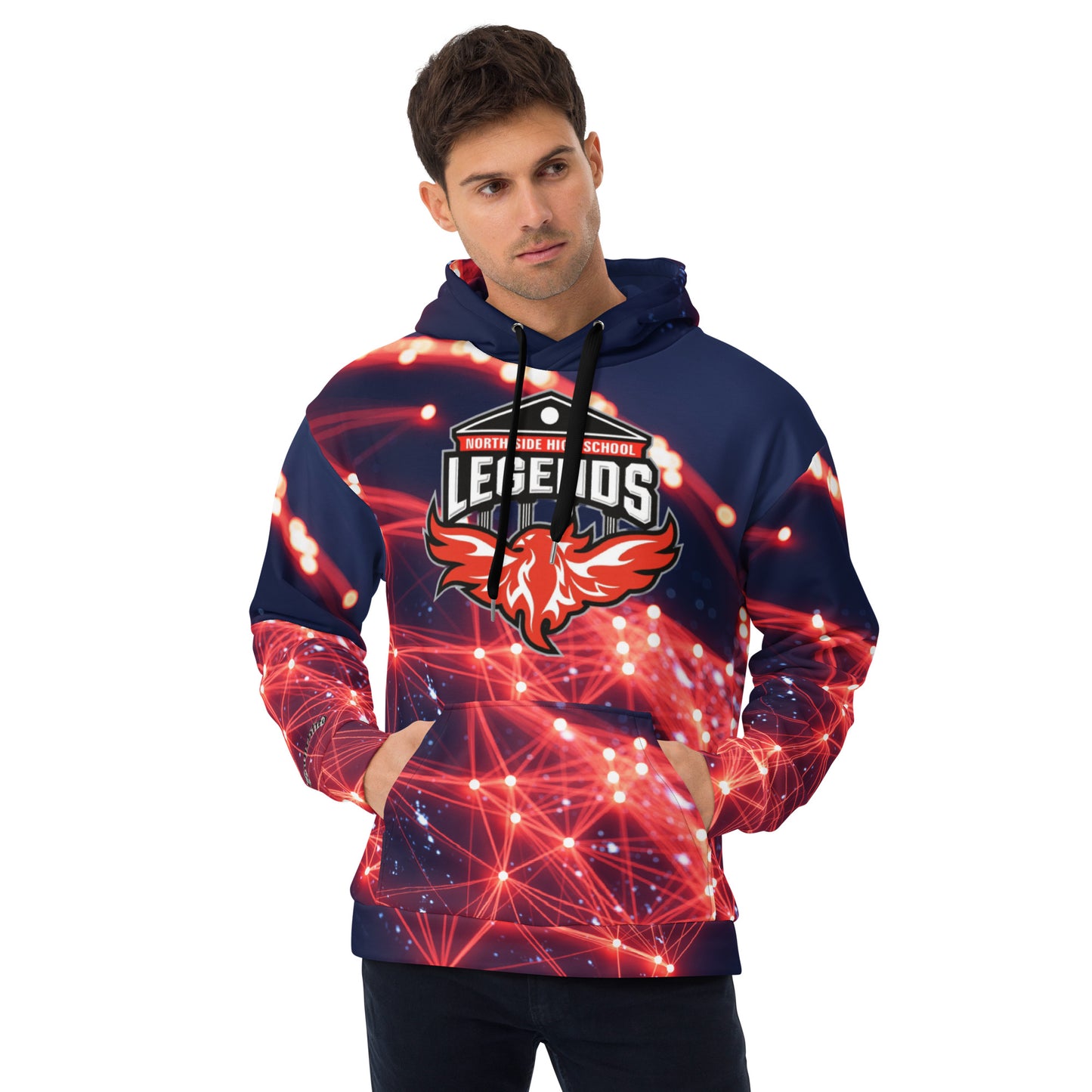 North Side H.S. All-Over Print Unisex Hoodie