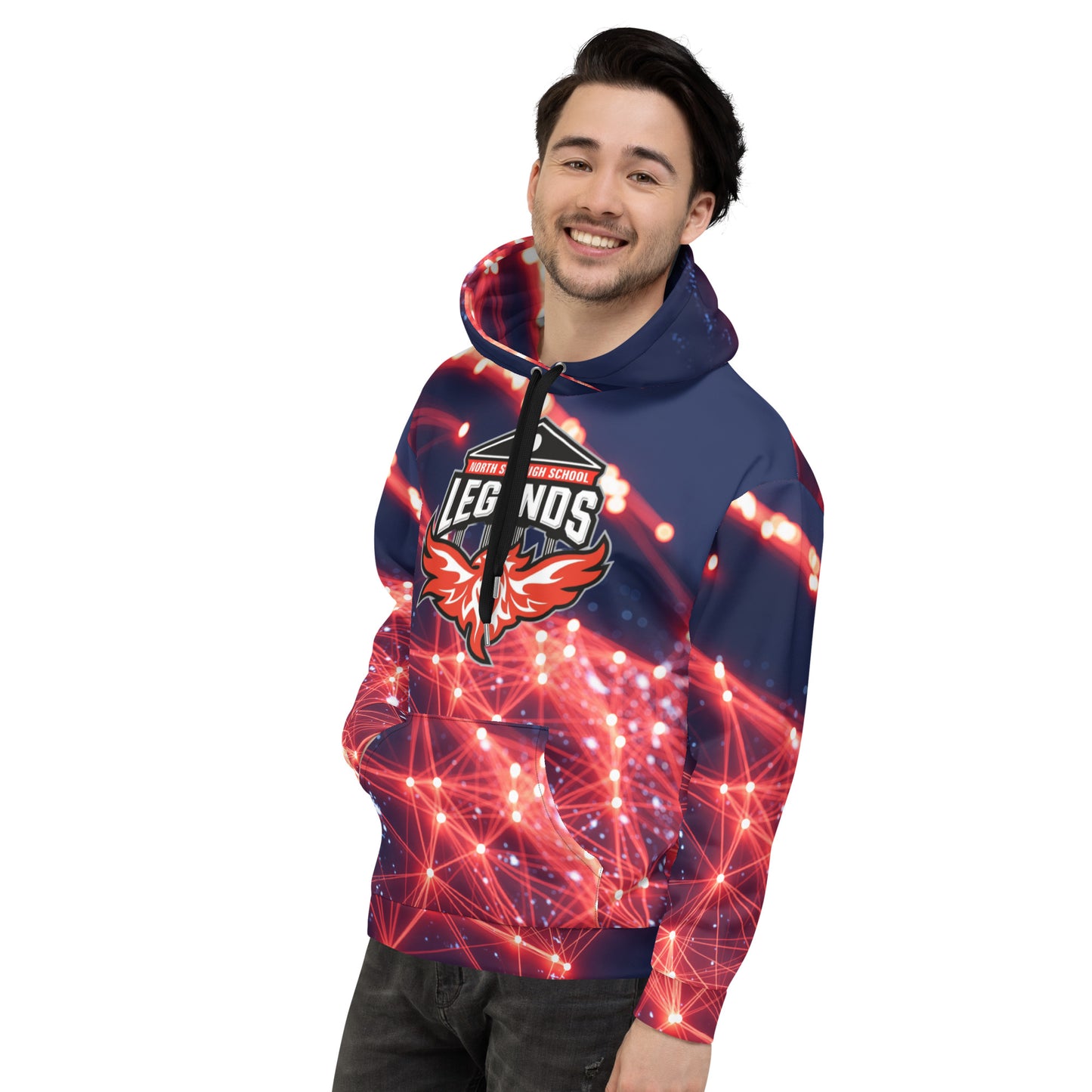 North Side H.S. All-Over Print Unisex Hoodie