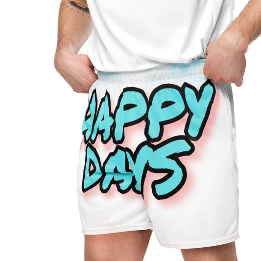 HAPPY DAYS- Unisex mesh shorts