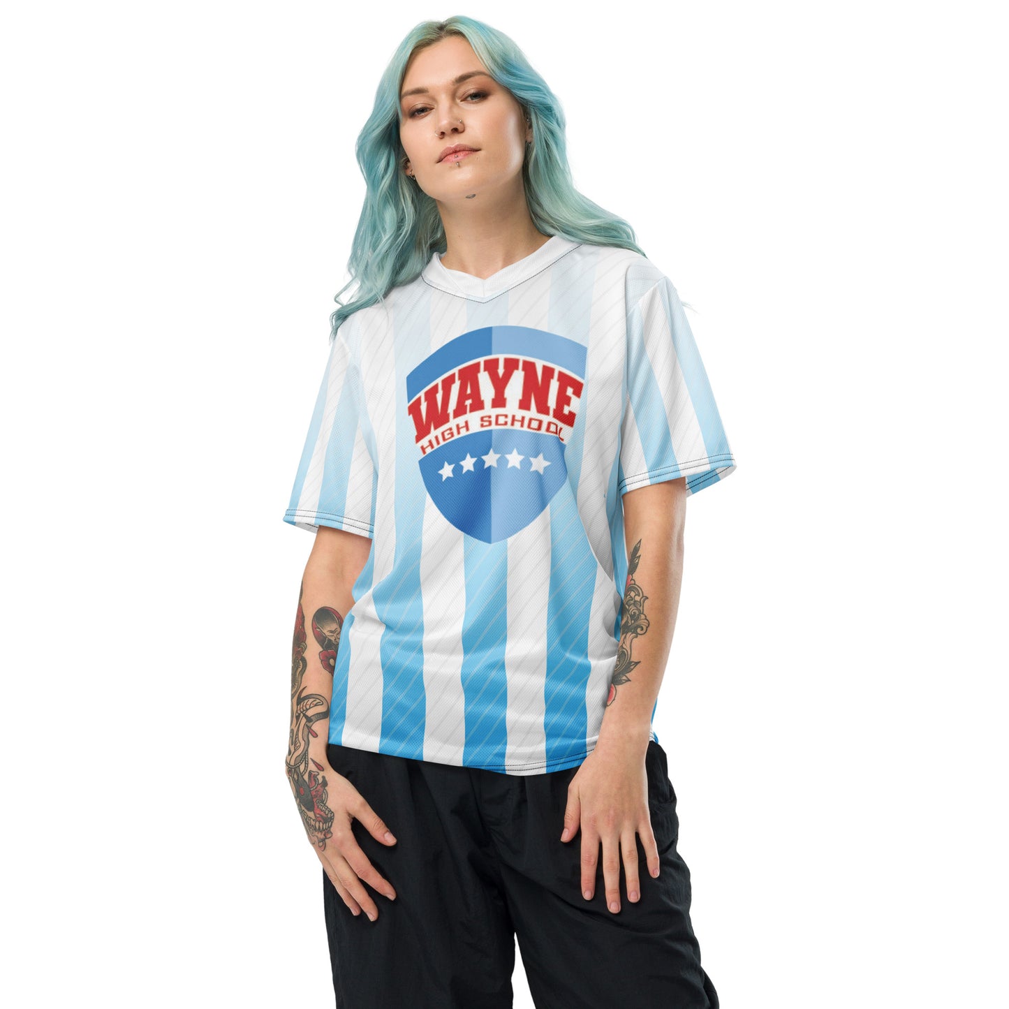 Wayne H.S. Recycled unisex sports jersey