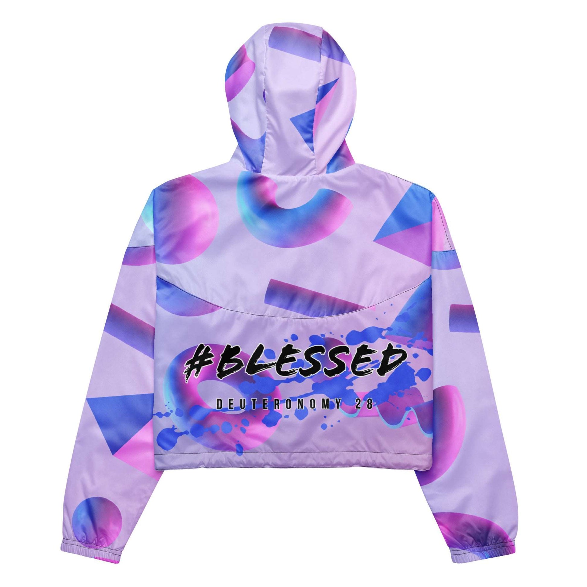 #Blessed- Women’s cropped windbreaker