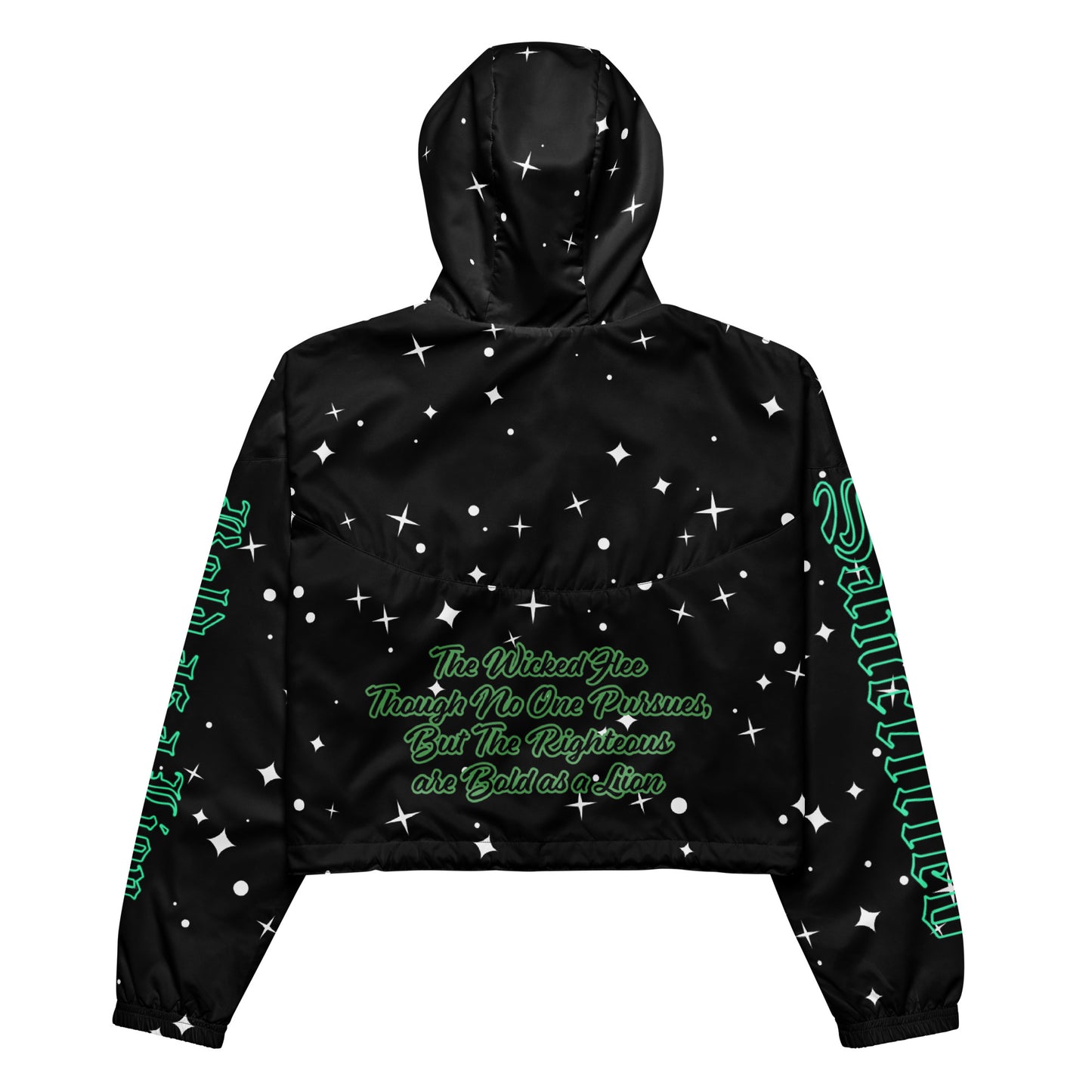 Starry Night- Women’s cropped windbreaker