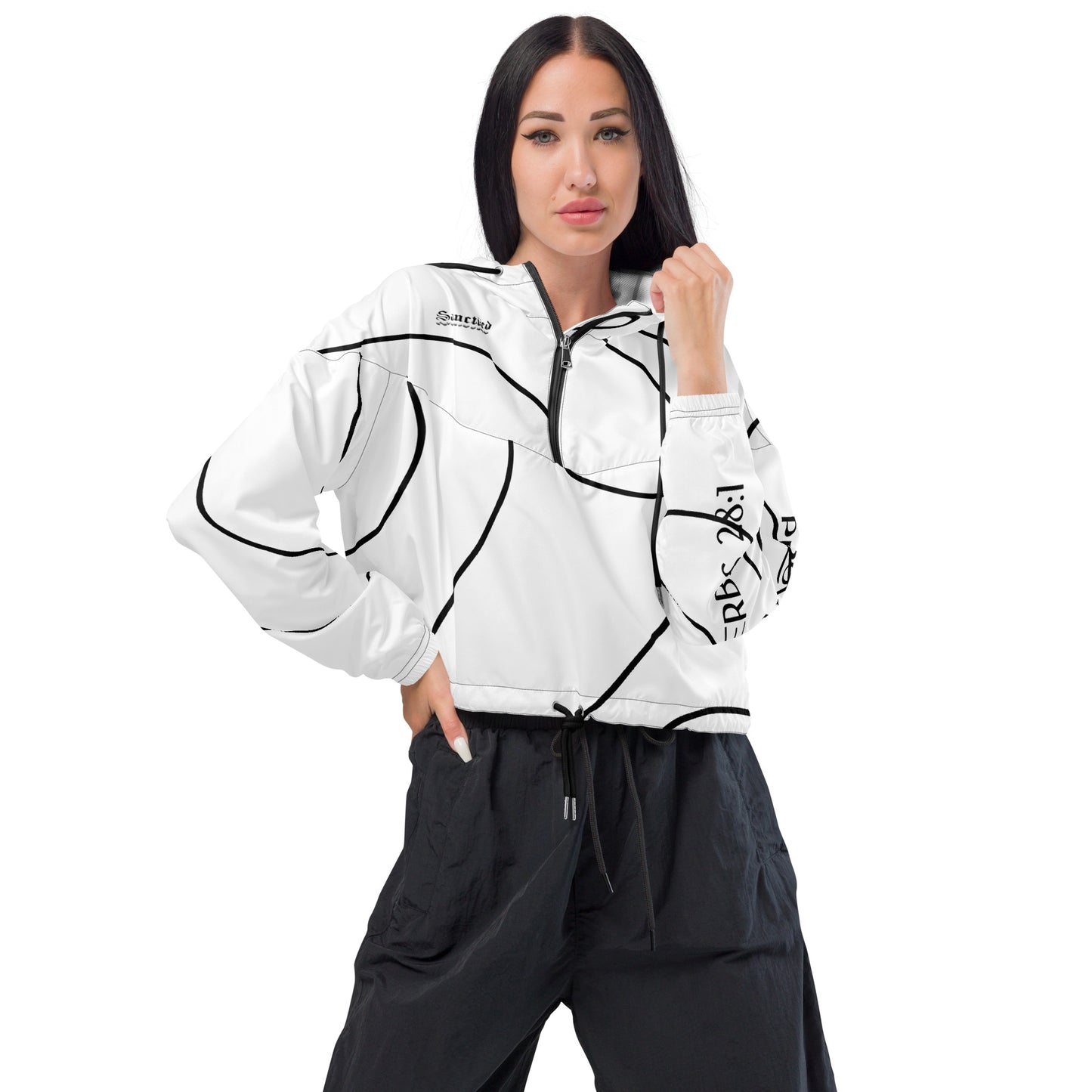 BOLD AS A LION- Women’s cropped windbreaker