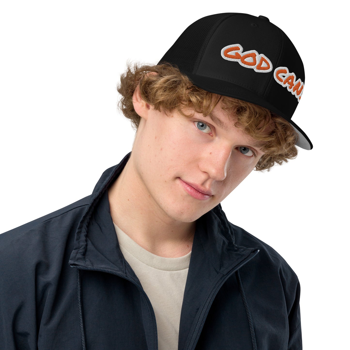 God Can- Closed-back trucker cap