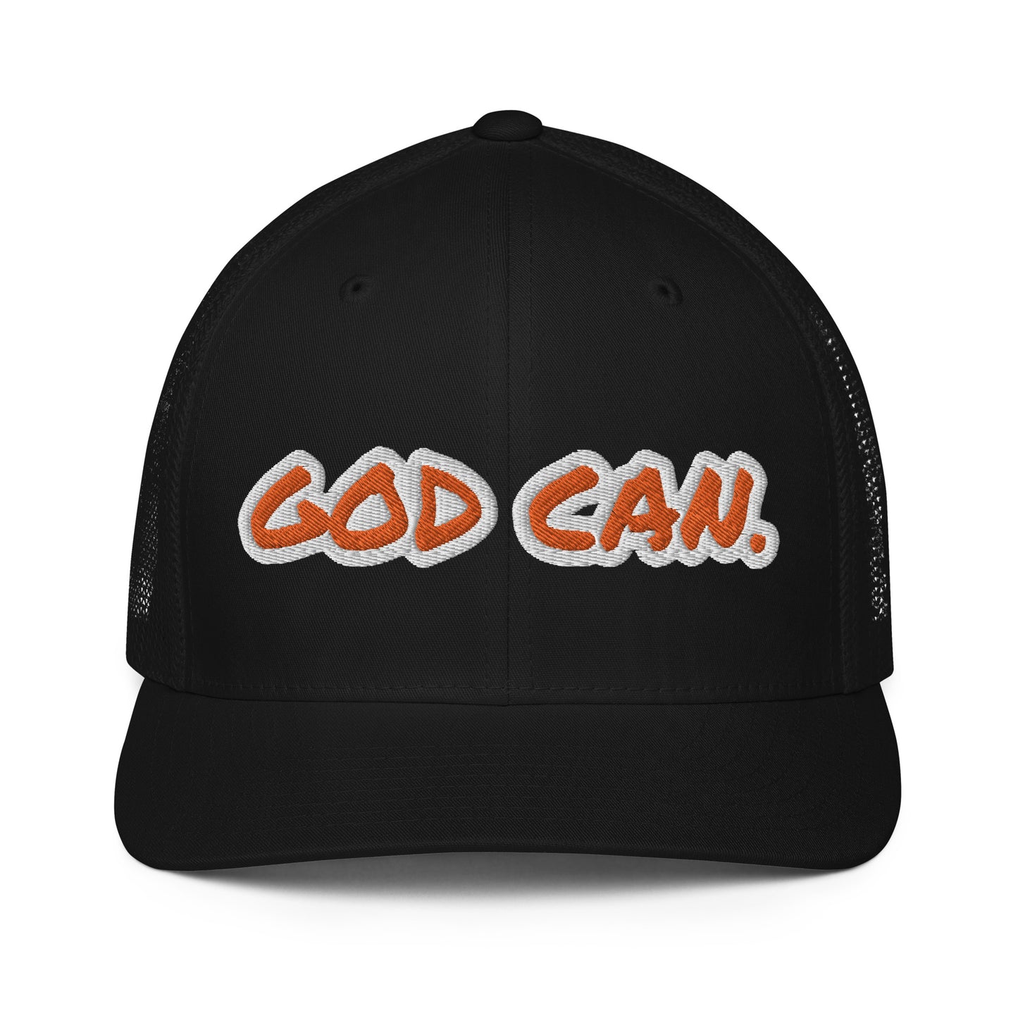 God Can- Closed-back trucker cap