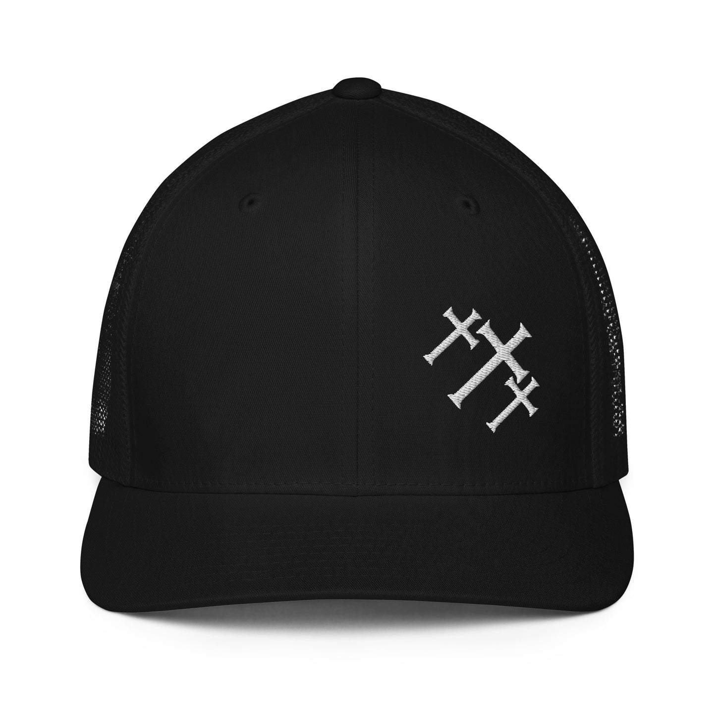 Trinity Crosses- Closed-back trucker cap