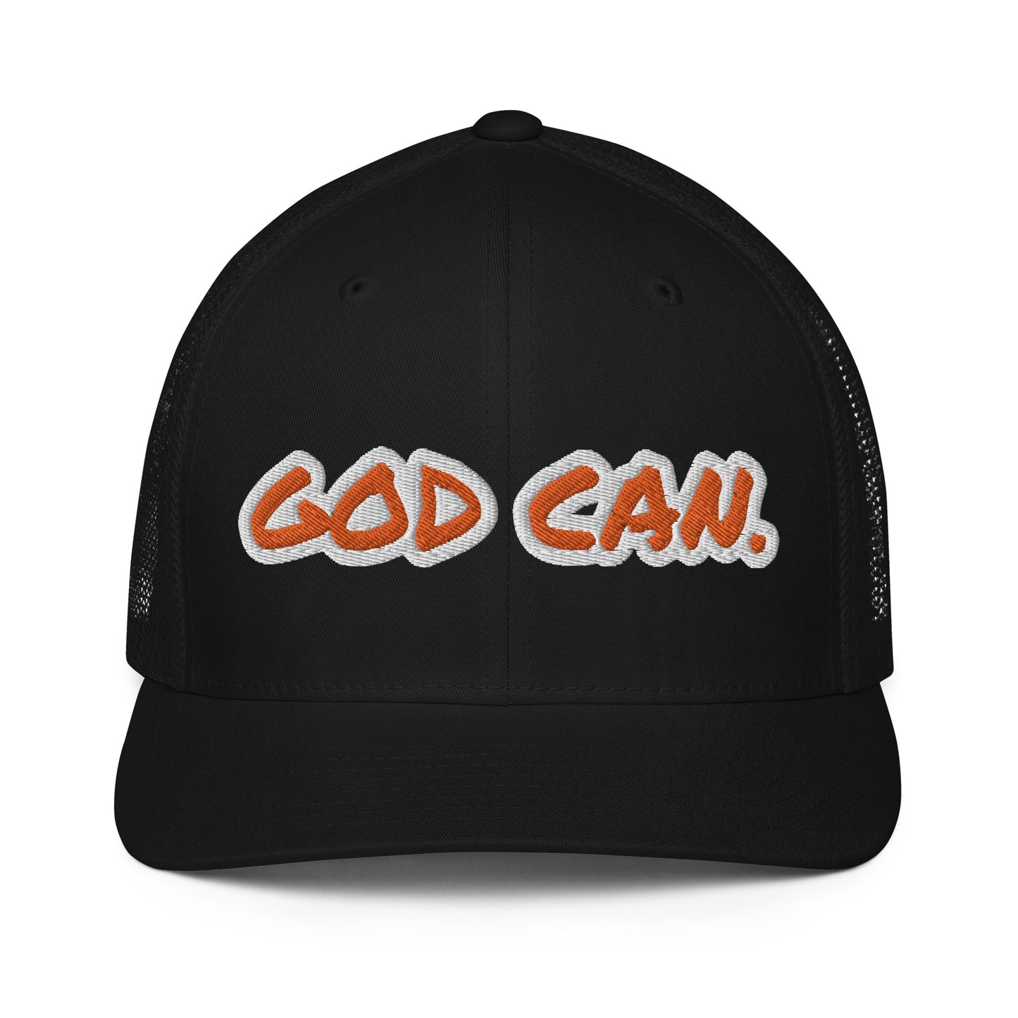 God Can.- Closed-back trucker cap