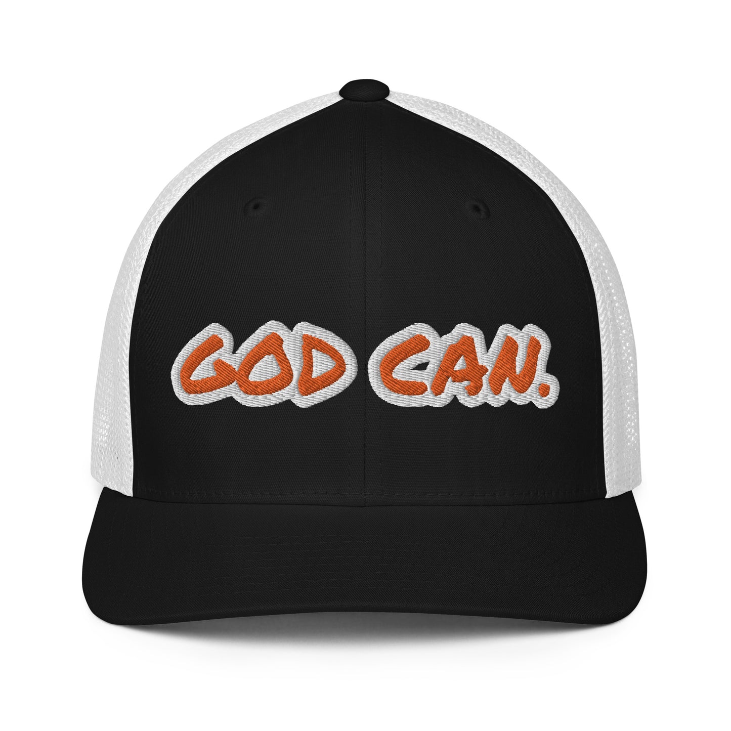 God Can- Closed-back trucker cap