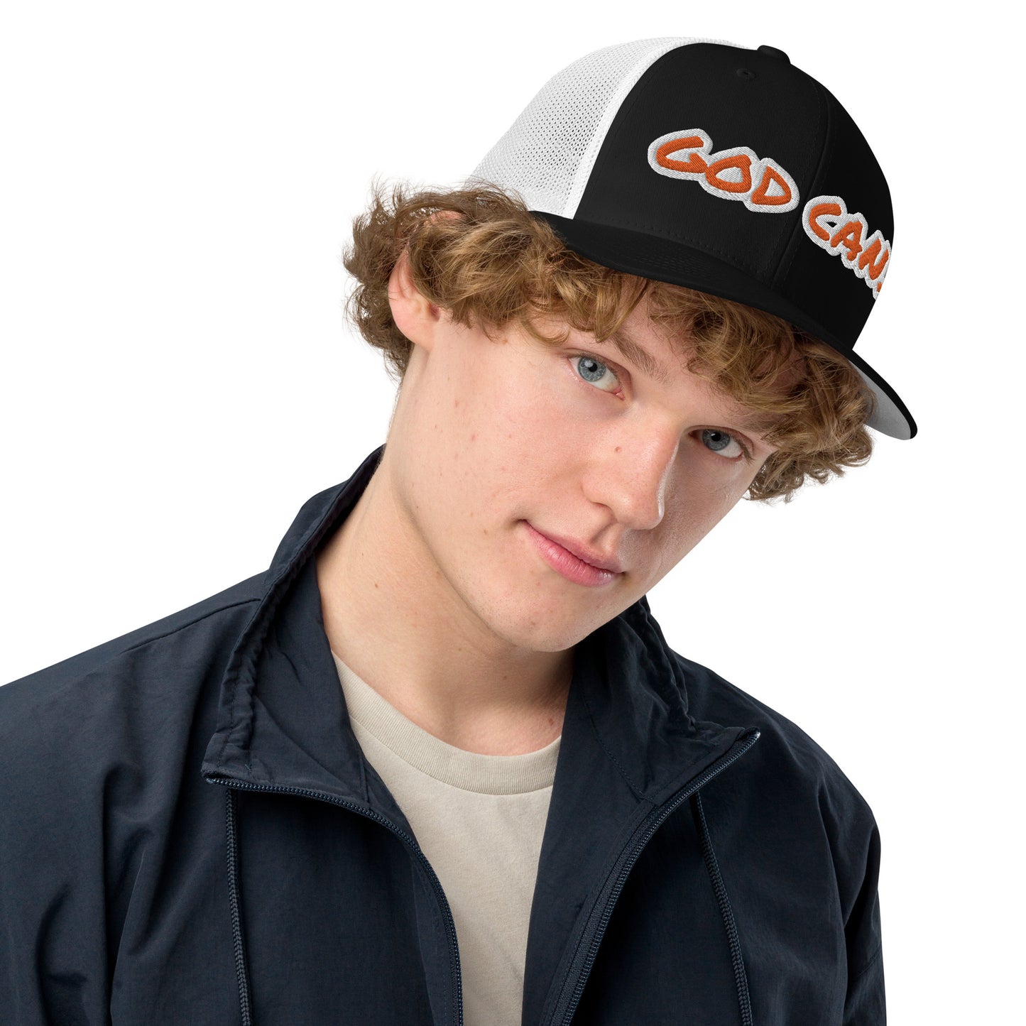 God Can- Closed-back trucker cap