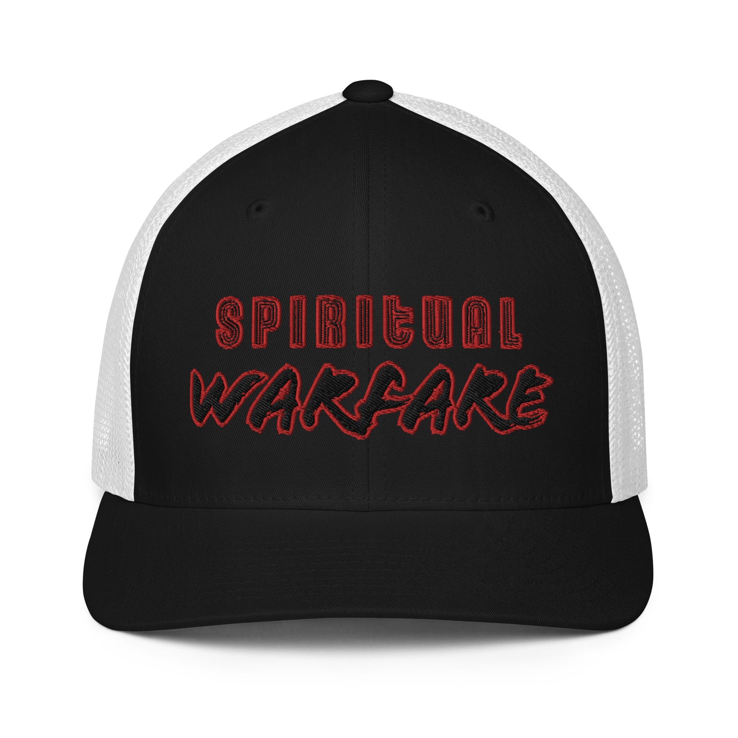 Spiritual Warfare- Closed-back trucker cap