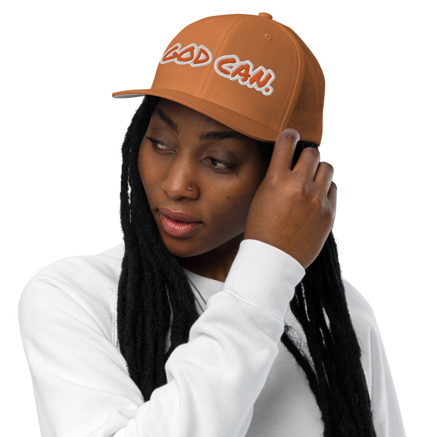 God Can- Closed-back trucker cap